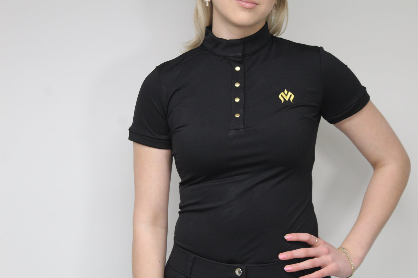 M Equus Riding T-shirt Black