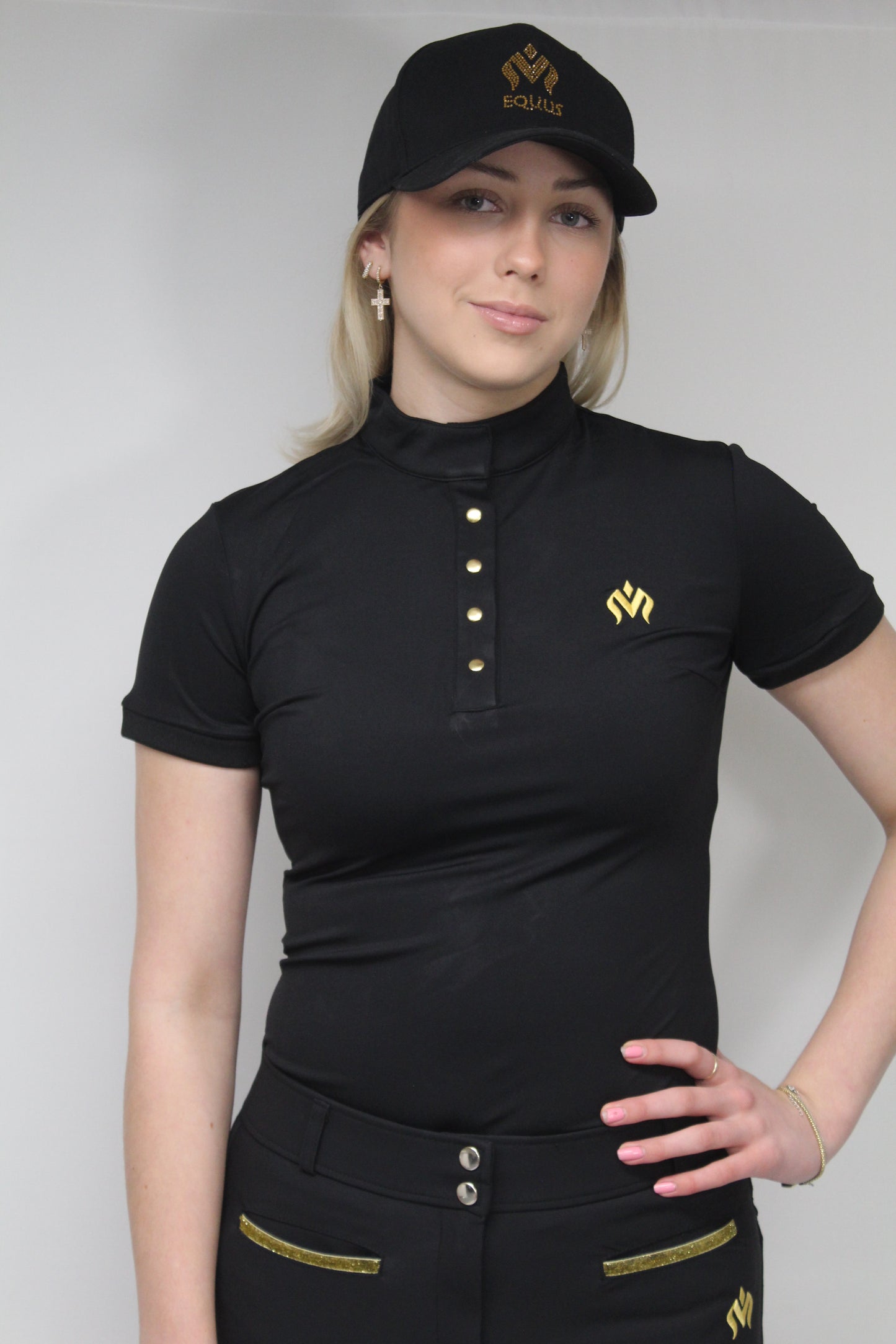 M Equus Riding T-shirt Black