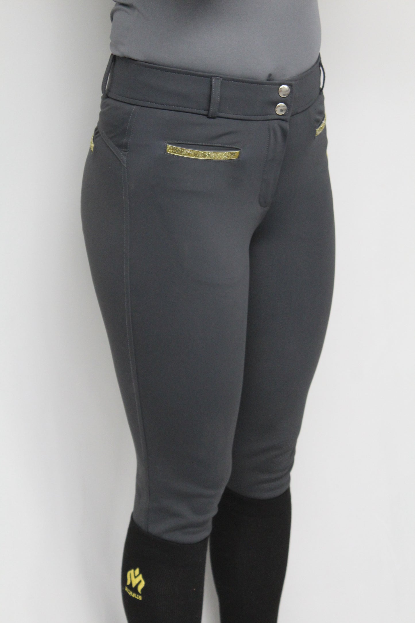 M Equus Riding Breeches Grey
