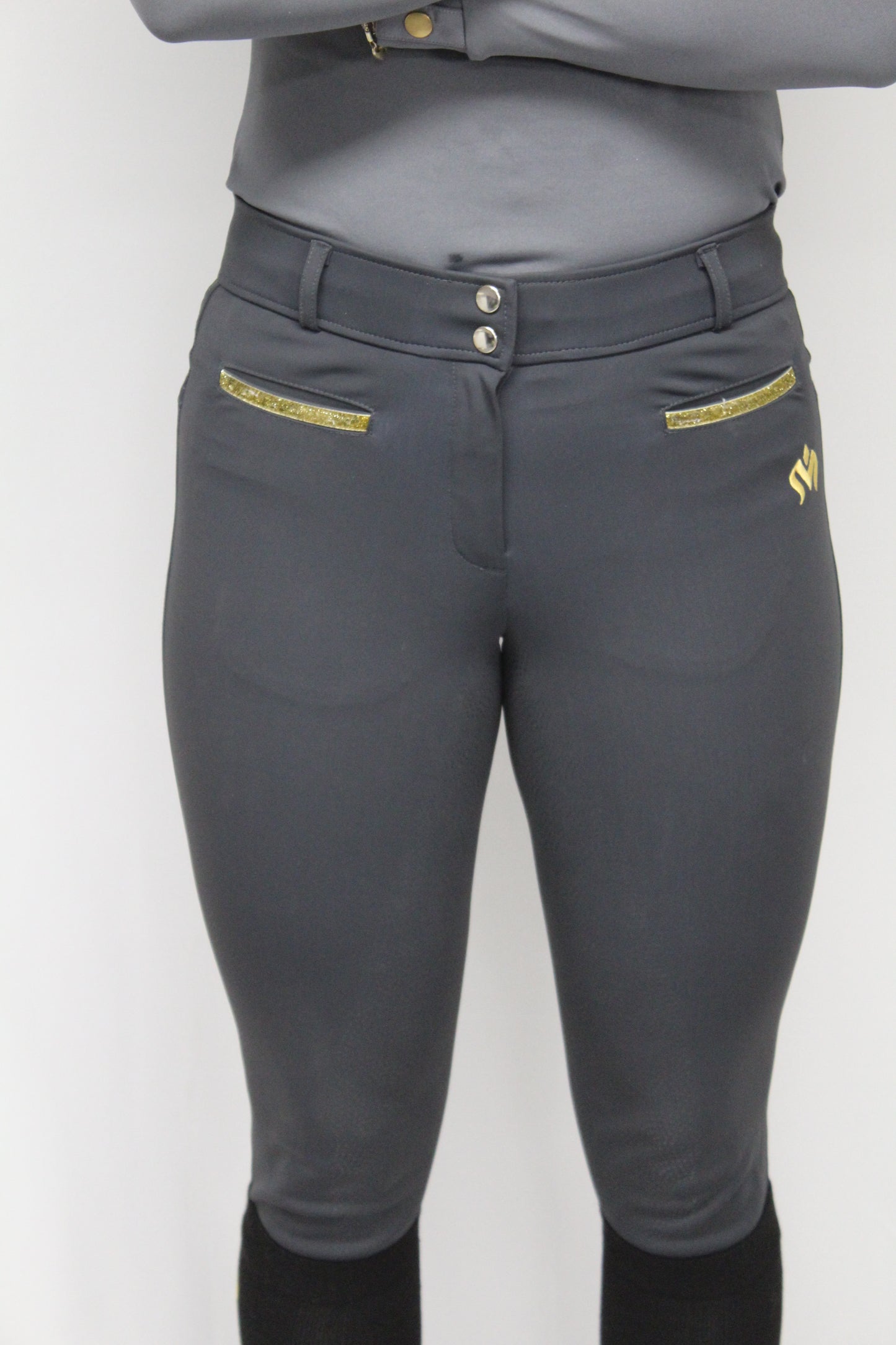 M Equus Riding Breeches Grey