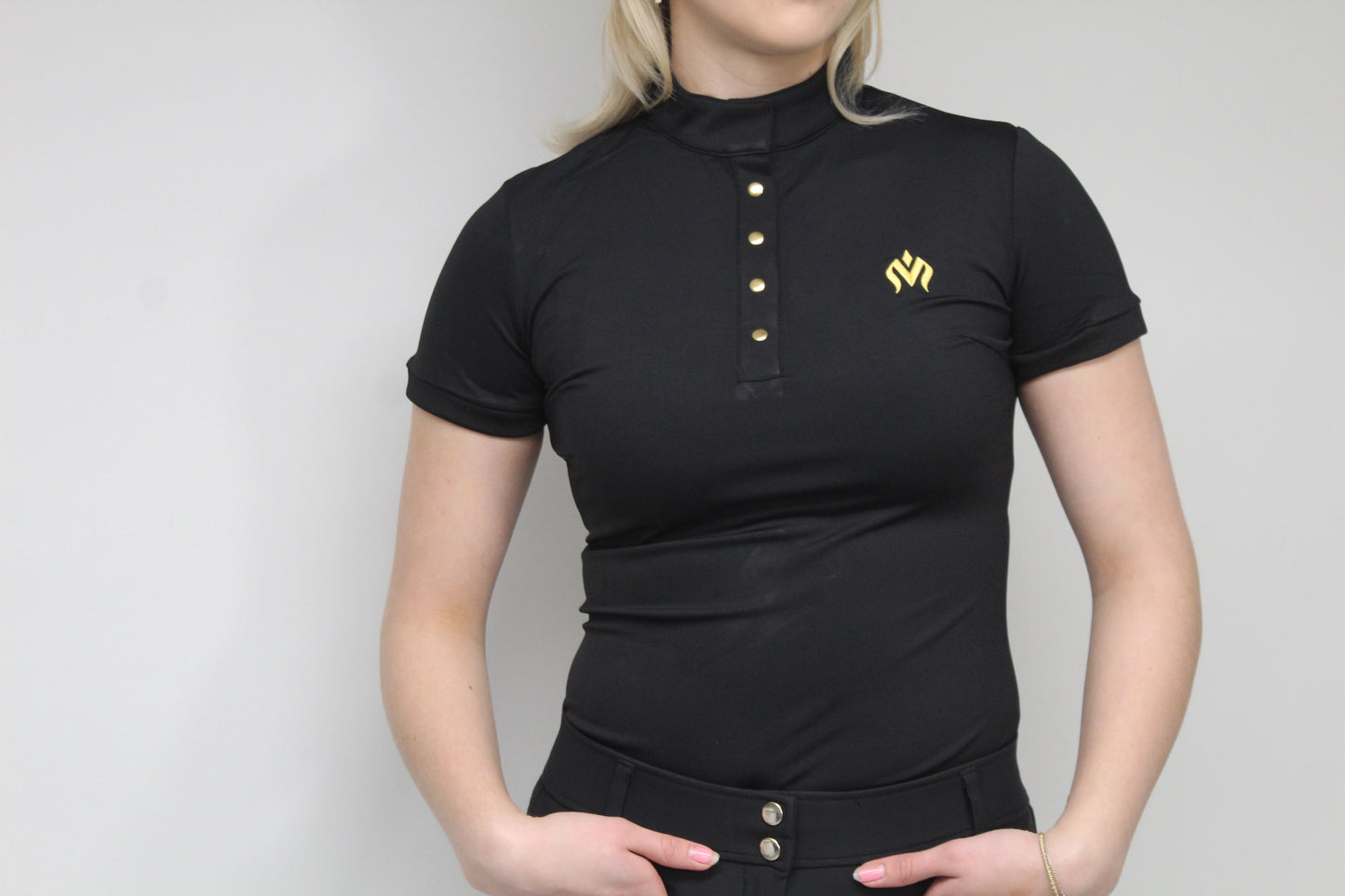 M Equus Riding T-shirt Black